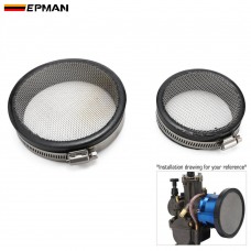 EPMAN Air Screen Insert Air Inlet Protection Cover For Motorcycle Air Intake Filter 76mm/102mm Carb EPINT76 EPINT102